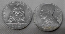 VATICANO PIO XII 10 Lire 1947