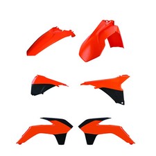 Kit plastiche arancione/nero
