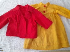 BAMBOLA SEBINO BIMBAMBOLA VESTITO + GIACCA VINTAGE '80