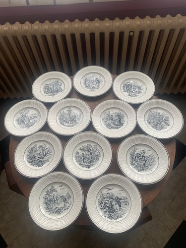 Assiettes dessert digoin - assiettes,