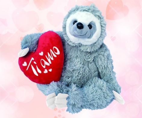 Peluche soft love bradipo - peluche,
