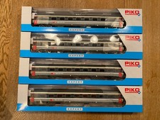 PIKO H0 expert 58537 carrozza treno rapido Eurofima 1° Classe FFS *CONFEZIONE ORIGINALE*