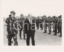 1987 ESERCITO ITALIANO Sottosegretario Angelo PAVAN passa in rassegna le truppe