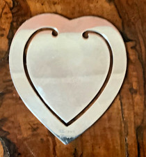 segnalibro a forma di cuore ARGENTO 800 , Greggio Argentiere