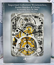 Raro Libro Antiquorum Catalogo Asta Orologi New York 2008 come Nuovo Molte Foto