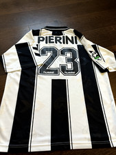 Maglia Udinese match worn indossata Pierini Toppone vintage preparata hummel