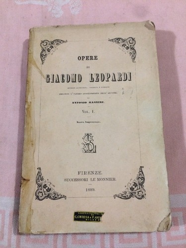 Libro opere giacomo - opere, di