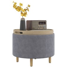 HOMCOM Pouf Contenitore