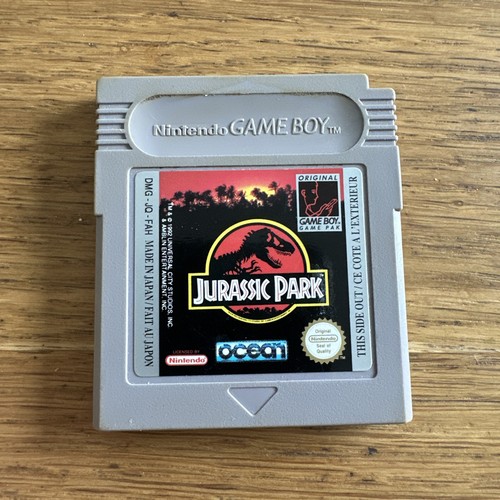 Jeu gameboy jurassic park - gameboy,