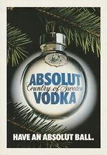 C1 - Cp Cartolina Pubblicitaria Promocard Absolut Vodka 319 - BALL - Fg Nvg