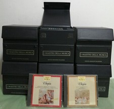 Lotto 80 cd + 6 cofanetti ‘I MAESTRI DELLA MUSICA’, volumi I,II,III, De Agostini