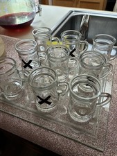 Glass Tic Tac Toe Drinking