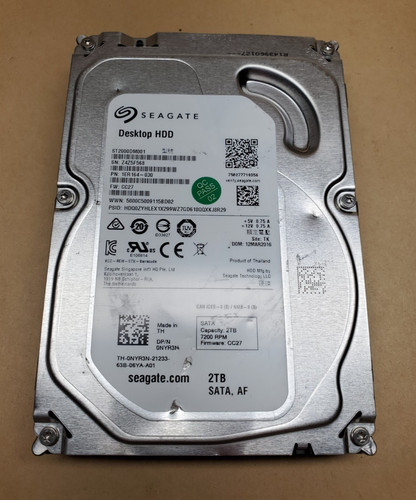Hdd desktop seagate tb - seagate, 2