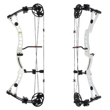 EK ARCHERY Axis - 30-70 libbre - arco composto bianco arco da caccia tiro con l'arco