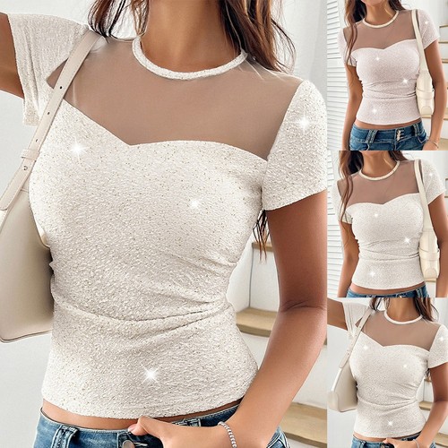 Y2k trendiges damen kurzarm - damen,