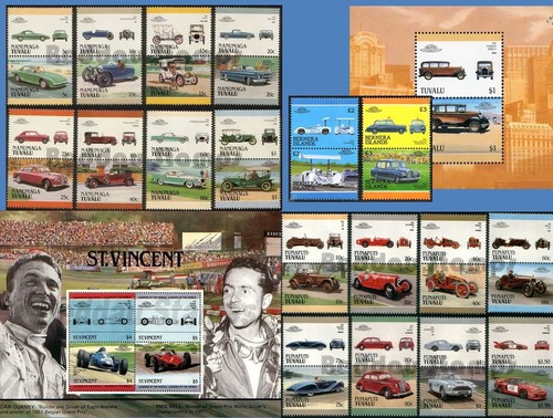 Set francobolli auto - set/set, mnh