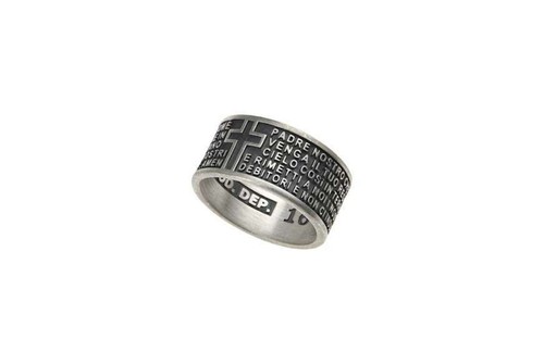 Anello uomo padre nostro - anello,