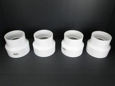 Lotto 4 Giunti Riduzione Tubazioni Genova PVC 4"x3" 4x3 Nuovi 20LU37 