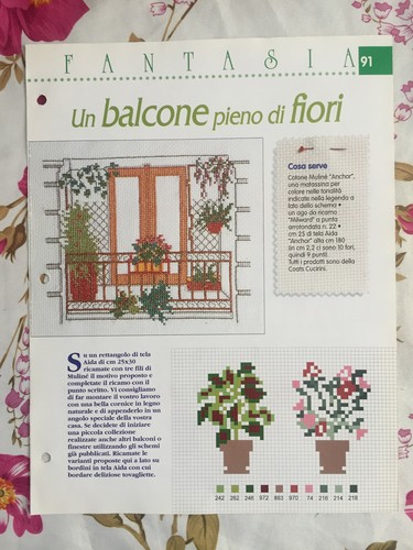 Schema punto croce ricamo - croce,