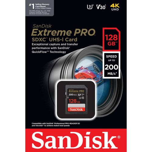 Sandisk extreme pro sdxc 128gb - sandisk,