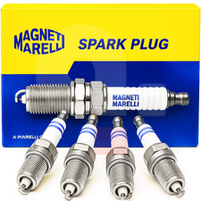 Kit 4 Candele Marelli Fiat 500 Panda Punto Lancia Ypsilon 1.2 1.4 Benzina GPL