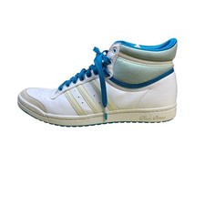 Sneakers alte Adidas serie eleganti bianche, crema e verde acqua - taglia 8