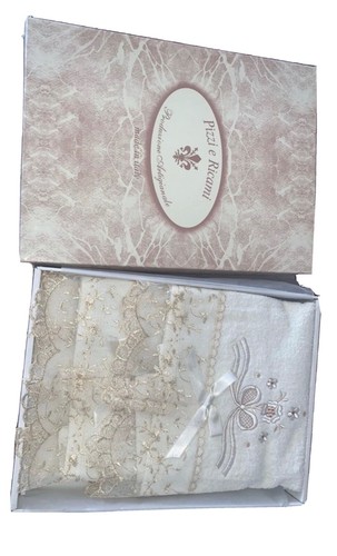 Set asciugamani vintage spugna - set,
