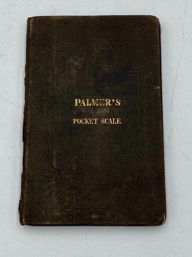 Antique 1844 palmer pocket - palmer's,