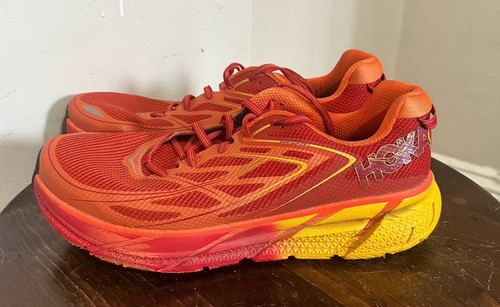 Hoka orange clifton shoes - hoka,