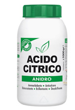 Acido Citrico Anidro 1 KG Ecologico Anticalcare Brillantante Disincrostante