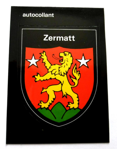 Adesivo souvenir zermatt - souvenir,