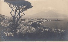 CARTOLINA *76 NAPOLI CAMPANIA PANORAMA VISTO DALLA VILLA PATRIZI NON VIAGGIATA
