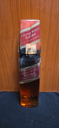 Johnnie walker red label - red, old