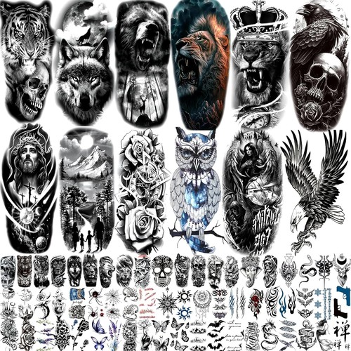 Fogli adesivi tatuaggi - 82,