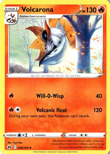 Volcarona 025 159 - raro, pokemon