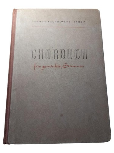 Chorbuch spartiti partiture - chorbuch,