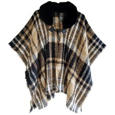 Poncho avvolgente nuovo con