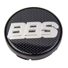 1x BBS coprimozzo emblema copricerchio 56 mm argento/carbonio 0924281 10023598