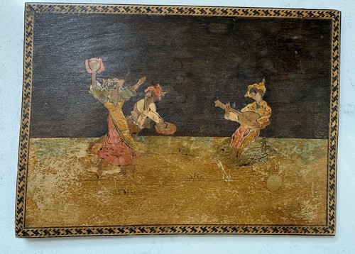 Quadro legno arte popolare - su,
