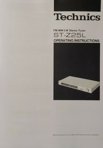 Technics z25l - technics, st-z25l