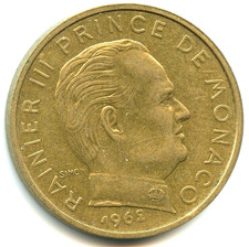 Monaco 20 centesimi Ranieri