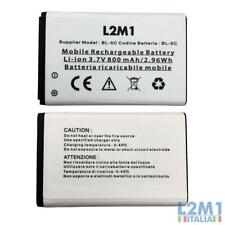 Batteria compatibile con Brondi Amico Favoloso BL-5C 3.7V 800mAh 2.96Wh