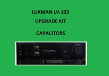 KIT di riparazione amplificatore stereo LUXMAN LV-103 - tutti i condensatori