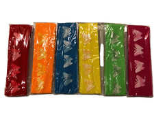 6 FASCIE ELASTICHE TESSUTO PER