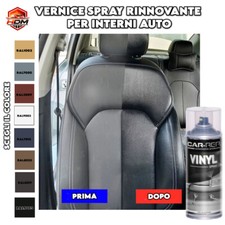 Vernice Spray per Cruscotto Rinnova Plastiche Interne Sedili in Pelle Auto