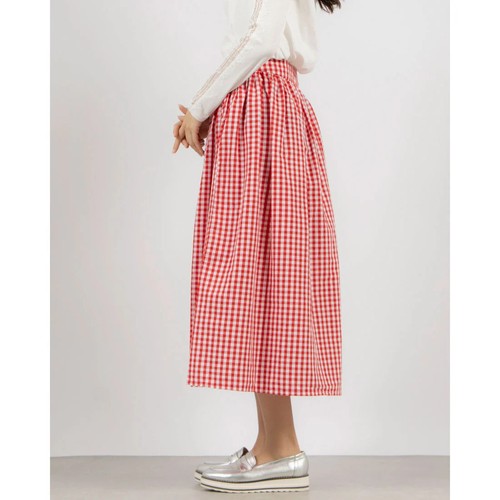 Gonna midi quadri benetton - gonna,