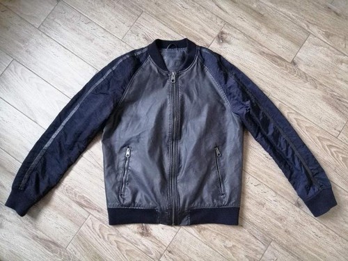 Giacca jeans uomo armani navy - giacca,