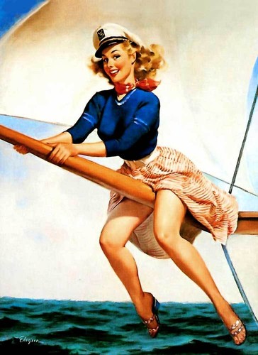 Vintage gil elvgren pinup - vintage,