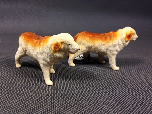 Antico coppia cani in - antico,