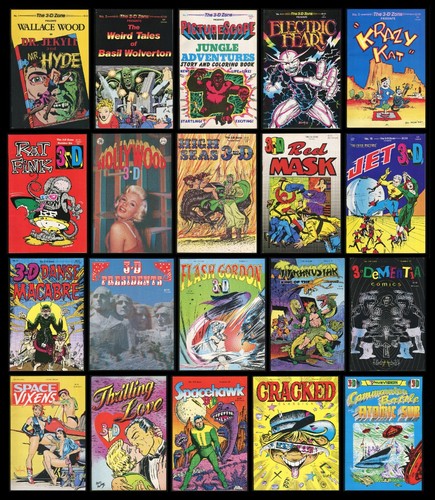 Set completo fumetti - zona, 3d